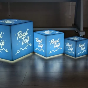 Road Trip Rechargeable Square Lamps